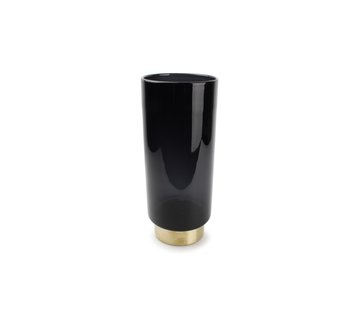  S|P Collection Vase 14,5xH35cm schwarz Manon