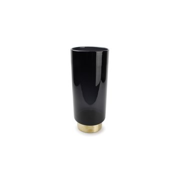  S|P Collection Vase 14,5xH35cm black Manon