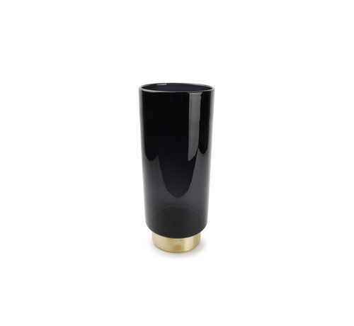 S|P Collection Vase 14,5xH35cm black Manon