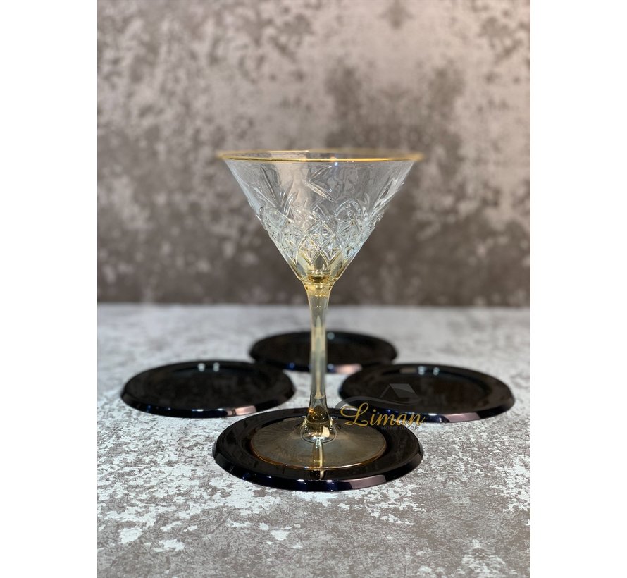 S|P Collection Sous-verre noir Cheers - set/4