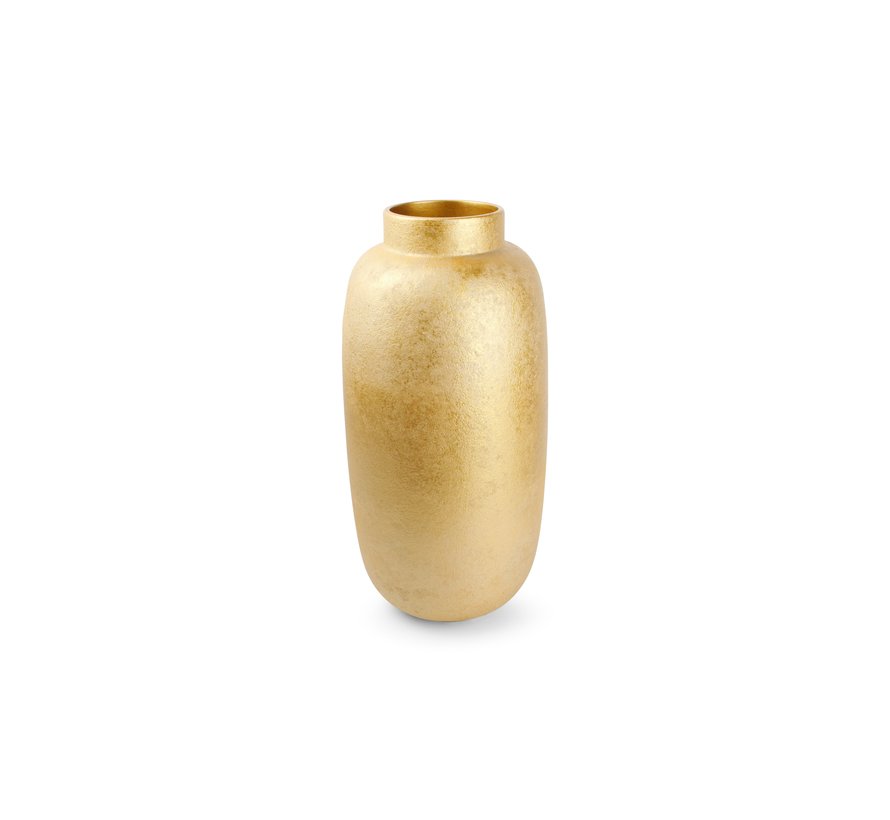 Bullet Vase 23,5xH49,5cm gold