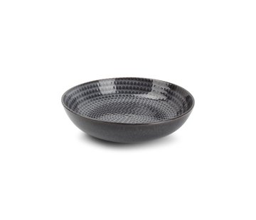 S & P S&P Stitch Deep plate 20xH5cm grey