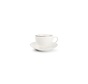 Cup and saucer 20cl with golden rim Era