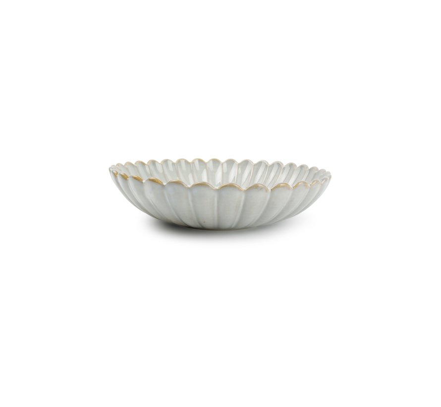 Assiette creuse 22xH5cm nuance white Lotus