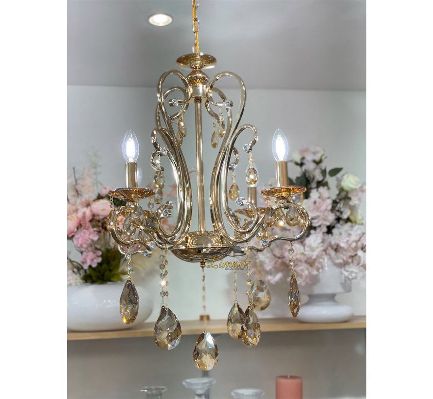 4 - KOLLU GOLD AVİZE 13055-4