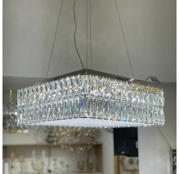 DIAMOND HANGLAMP VIERKANT 45CM