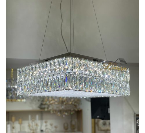 DIAMOND HANGLAMP VIERKANT 45CM