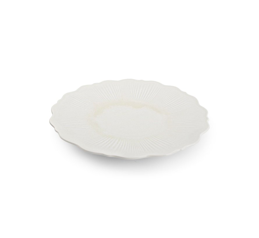 Plate 29cm white Floret