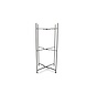 Serving tower 23x23xH42cm for 3 plates black Truss