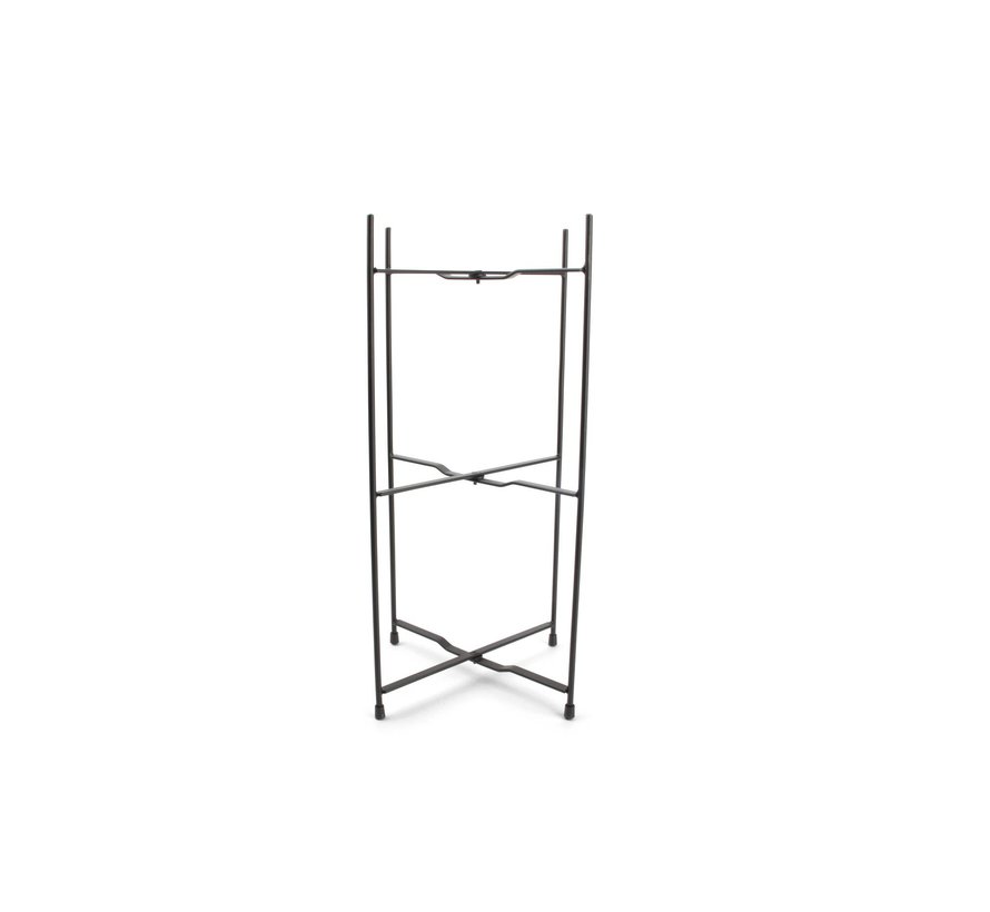 Etagère 23x23xH42,5cm pour 3 assiettes noir Truss