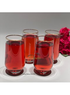 Cosy Cosy 4 Parca Su Bardagi Altin Detayli 400ML