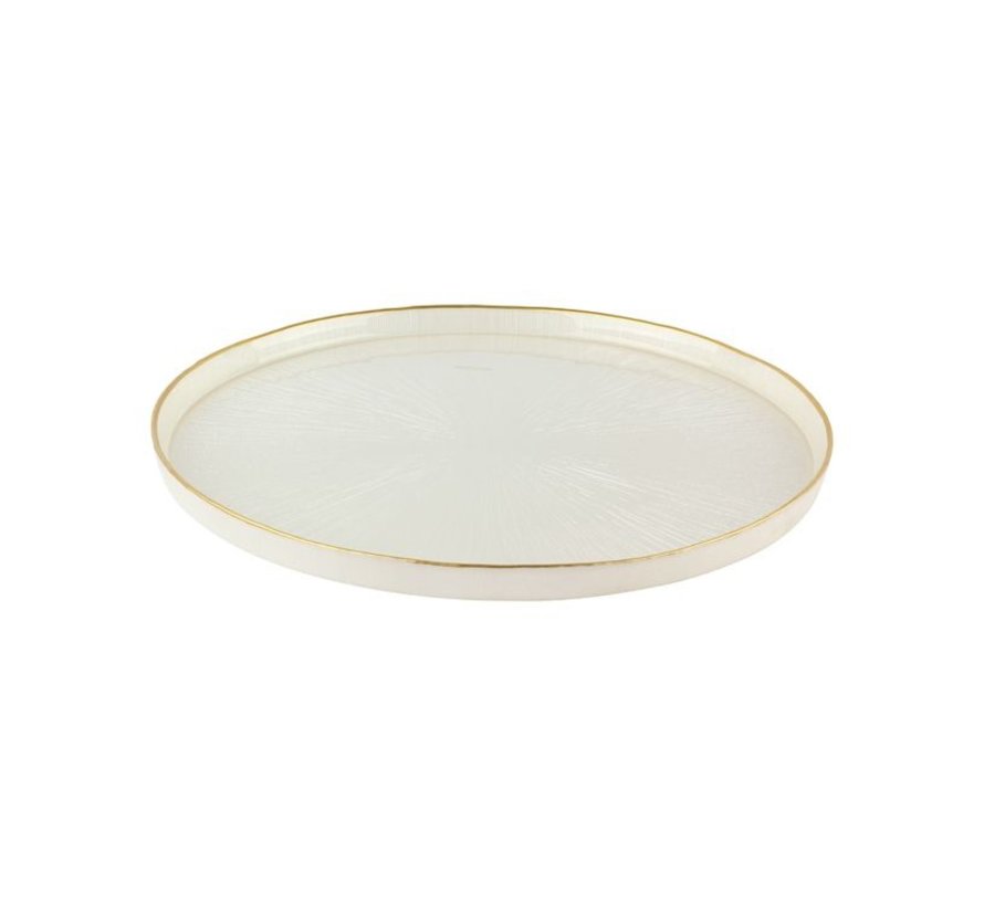 BRICARD REXY TABAK 28 CM BEYAZ - GOLD