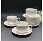 Cup and saucer 20cl with golden rim Era