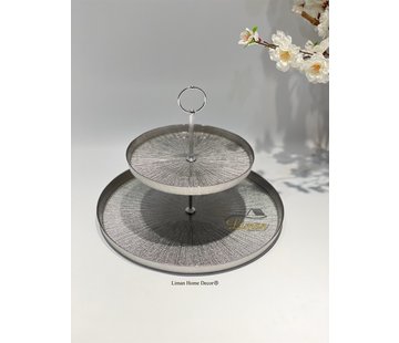 BRICARD PORCELAIN BRICARD REXY STANDI 2-KATLI KURABIYELIK GUMUS