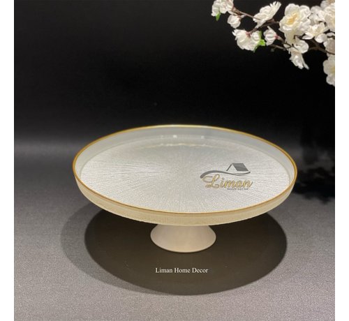 BRICARD PORCELAIN BRICARD REXY PASTANE TABAGI | 32 CM BEYAZ-GOLD