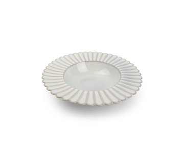 S & P Deep plate 24/13xH4cm nuance white Lotus