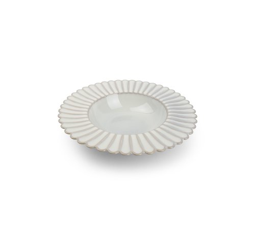 S & P Deep plate 24/13xH4cm nuance white Lotus