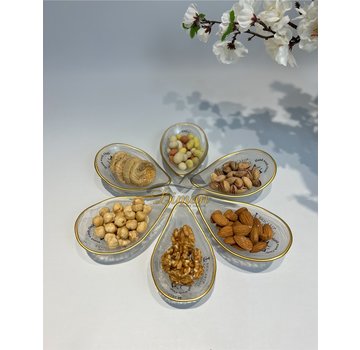BRICARD PORCELAIN BRICARD ISTANBUL 6'LI KASE 12XH5CM