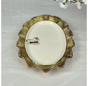 ARABIA OVAL SALATA TABAGI ALTIN