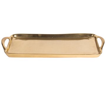 GUSTA GUSTA DECO DIENBLAD 36X16CM GOUD