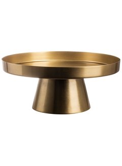 GUSTA GUSTA DECO/TAARTHOUDER METAAL Ø24,5CM GOUD