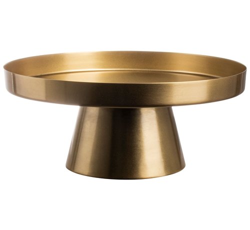 GUSTA GUSTA DECO/TAARTHOUDER METAAL Ø24,5CM GOUD