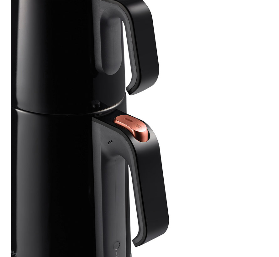 Arzum Çay Sefası Çay Makinesi 1,2 / 1,8 Liter- Siyah