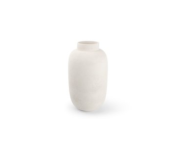  S|P Collection Vase 20xH34cm white Bullet