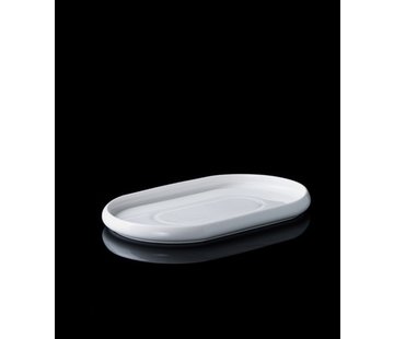 ACR ACR BİANCO PERLA PORSELEN OVAL TABAK 26.8X16X2 CM