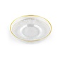 BRICARD REXY TELLERS | 12 CM TRANSPARENTES GOLD 6-TEILIG