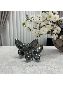 Décoration Papillon Anthracite 2 Pièces