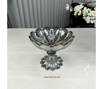 Papatya Serving Bowl Silver