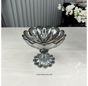 Papatya Serving Bowl Silver