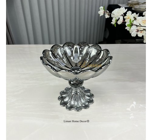 Papatya Serving Bowl Silver