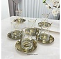 TIAMO RIO TEA SET 18 PIECES / 6 PERSONS GOLD