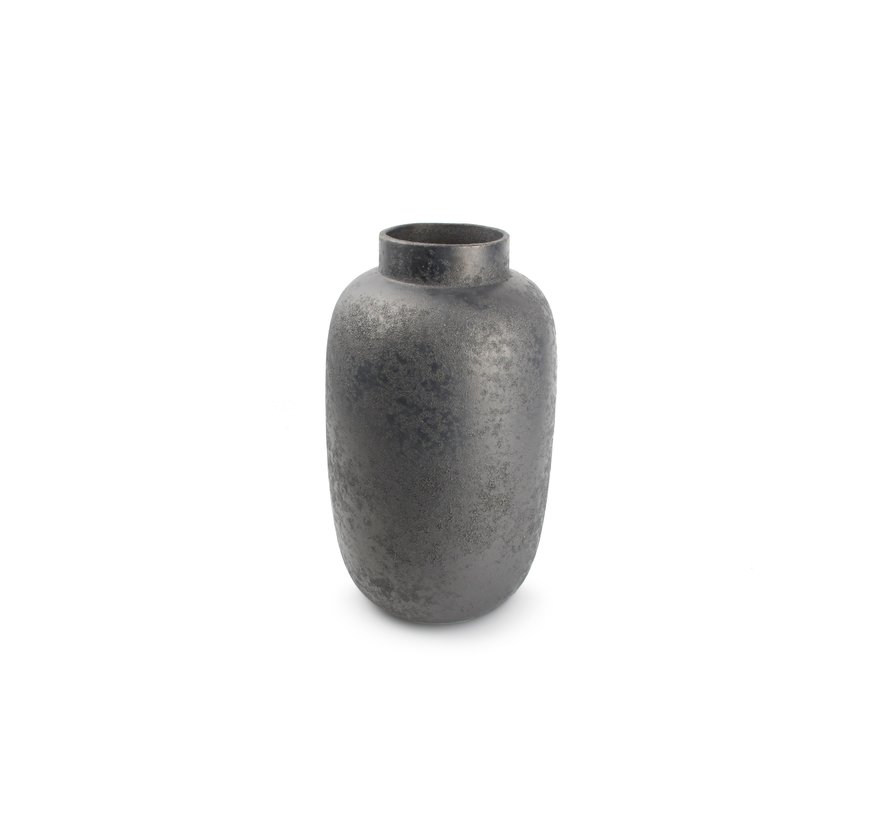 Vase 20xH34cm Anthrazit Bullet