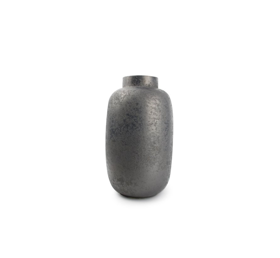 Vase 20xH34cm Anthrazit Bullet