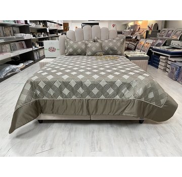 IPEKCE Ipekce Class Bedspreiset 4 Delig Beige