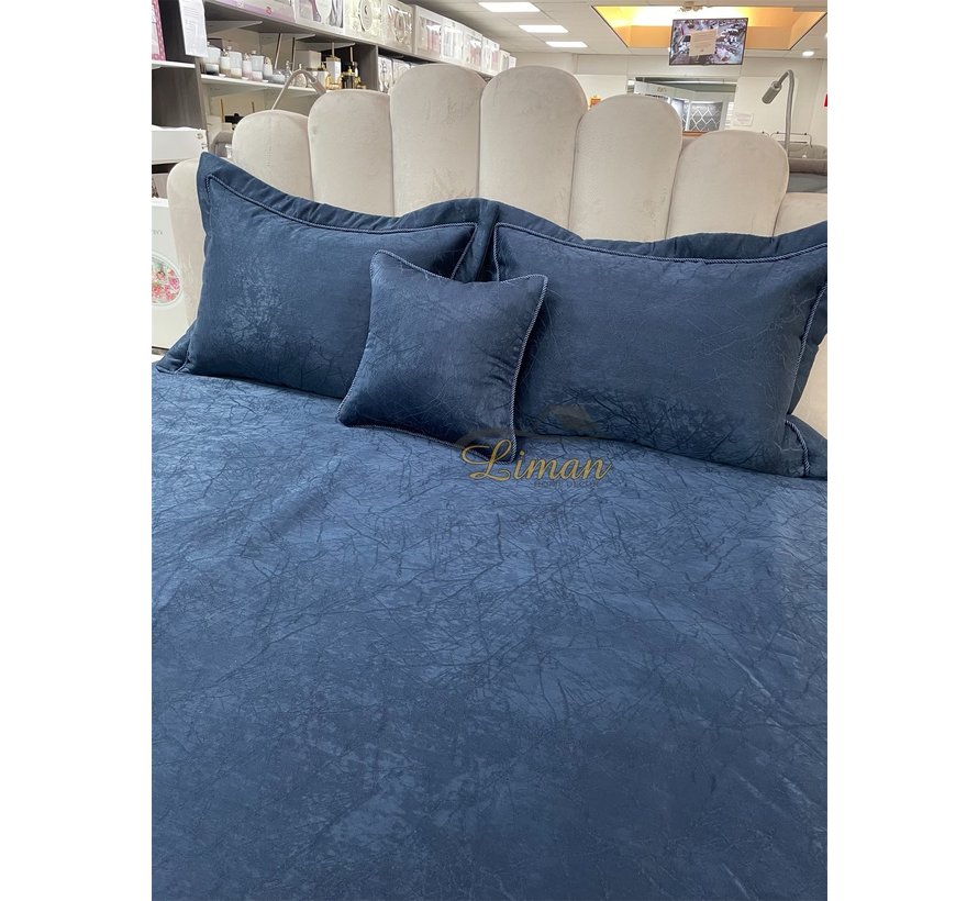 Ipekce Asos Bedspreiset 4 Delig Blauw