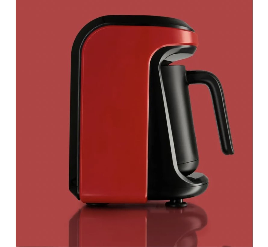 Karaca Hatır Hüps Coffee Machine for Turkish Coffee with Milk Red