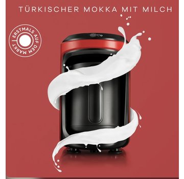 KARACA Karaca Hatır Hüps Coffee Machine for Turkish Coffee with Milk Red