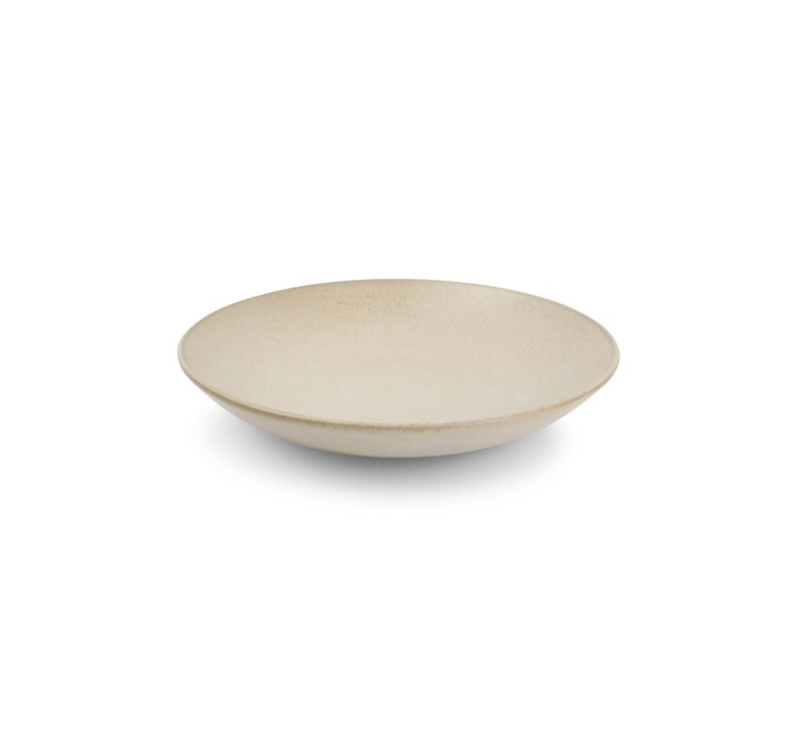 Assiette creuse 26xH4,5cm beige Cirro