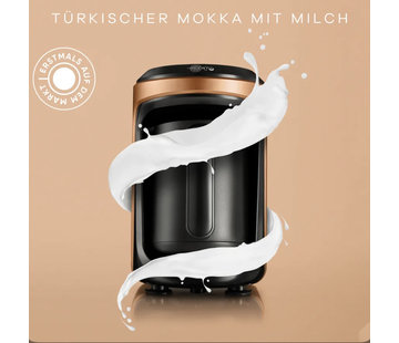KARACA Karaca Hatır Hüps Kaffeemaschine für türkischen Kaffee mit Milch Bronze