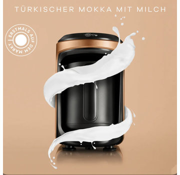 KARACA Karaca Hatır Hüps Coffee Machine for Turkish Coffee with Milk Bronze