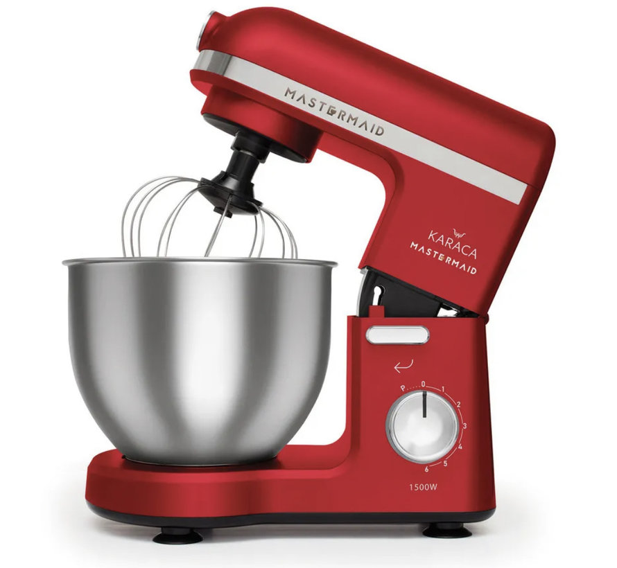 Karaca Mastermaid Chef Stand Mixer Red 1500W 5 Lt