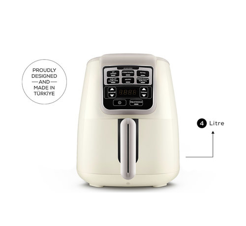 KARACA Karaca Air Pro Cook 2 IN 1 Talking Airfryer Beige