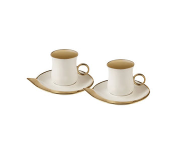 KARACA Karaca Dela Kaffeetassen-Set für 2 Personen