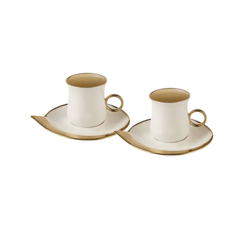 KARACA Karaca Dela Kaffeetassen-Set für 2 Personen