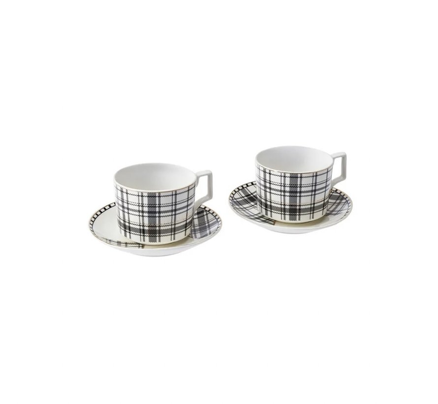 Karaca Eden Tea Cup Set for 2 Person 230 ml