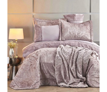 KARACA HOME Karaca Valeria Best Bedspreiset Oud-Roze 8 Delig